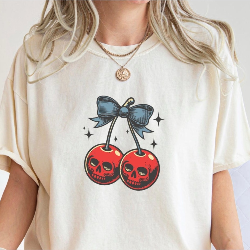Red Skull Cherry Shirt